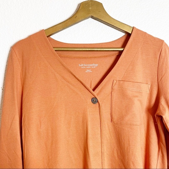 Soft Surroundings- Popover Tunic Top Blouse - Picture 3 of 7